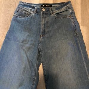 Wide leg express jeans